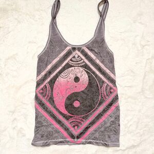 Mudd Vintage Ying-Yang Tank Top